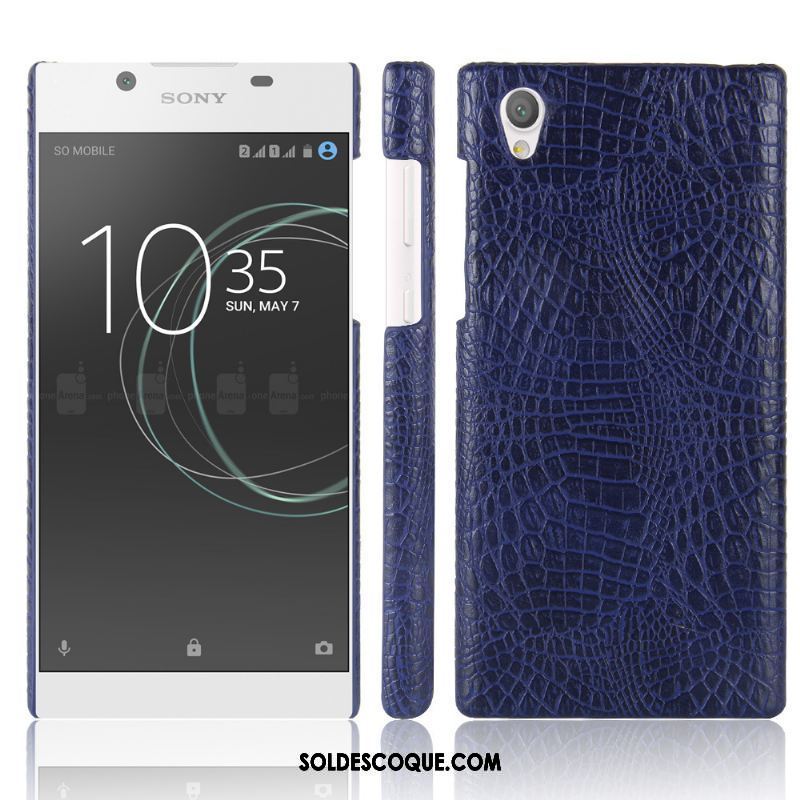 Coque Sony Xperia L1 Incassable Étui Crocodile Modèle Téléphone Portable Étui En Cuir Housse France