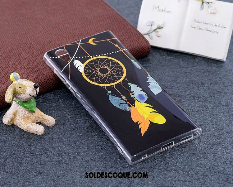 Coque Sony Xperia L1 Incassable Étui Silicone Noir Protection En Vente