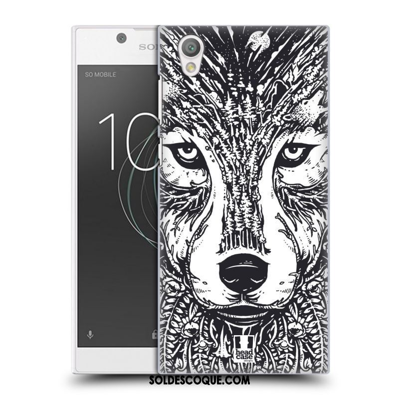 Coque Sony Xperia L1 Noir Chat Lion Téléphone Portable Protection En Ligne