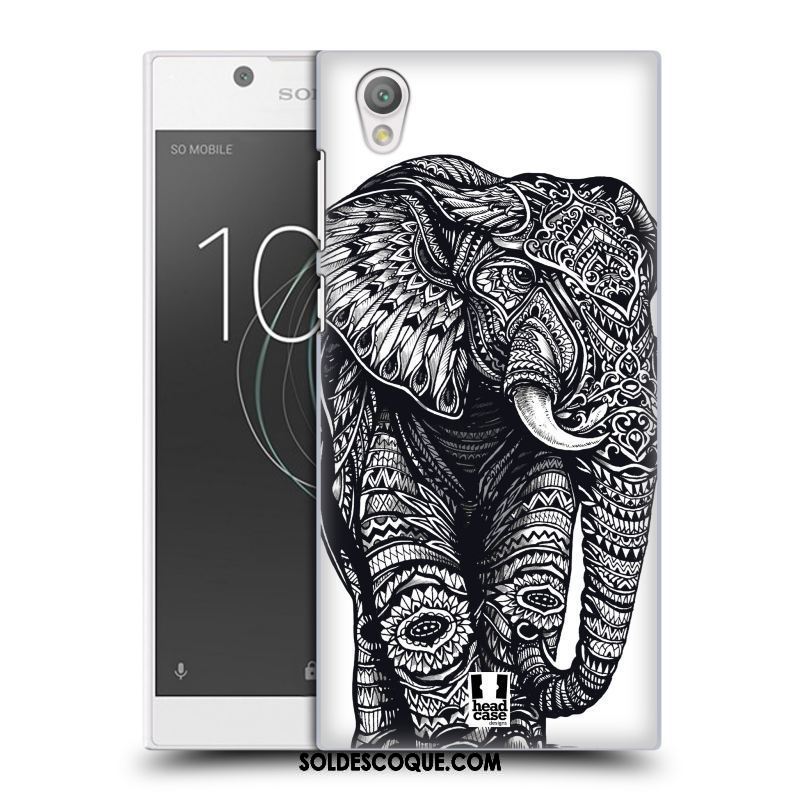 Coque Sony Xperia L1 Noir Chat Lion Téléphone Portable Protection En Ligne