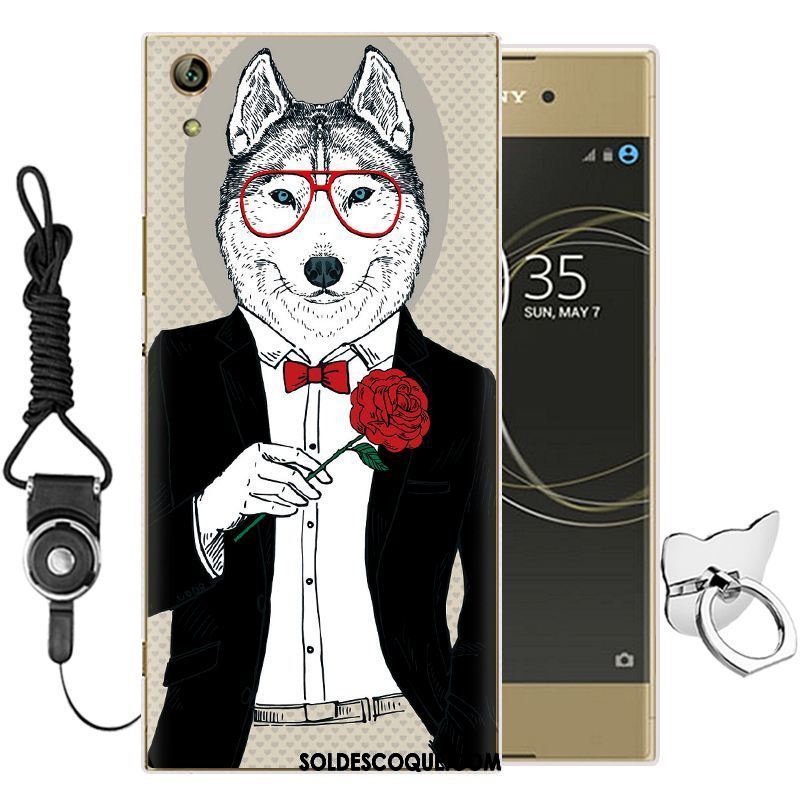 Coque Sony Xperia L1 Silicone Dessin Animé Fluide Doux Rose Téléphone Portable En Vente