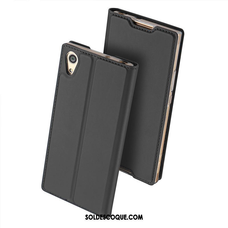 Coque Sony Xperia L1 Téléphone Portable Protection Magnétisme Carte Noir En Vente