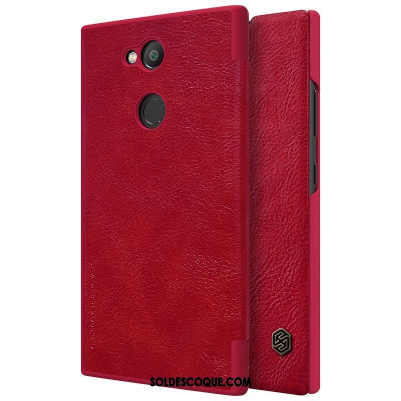 Coque Sony Xperia L2 Carte Protection Or Étui En Cuir Tendance Housse En Vente