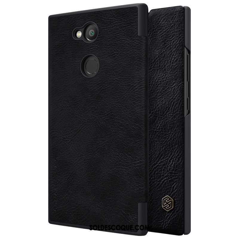 Coque Sony Xperia L2 Carte Protection Or Étui En Cuir Tendance Housse En Vente