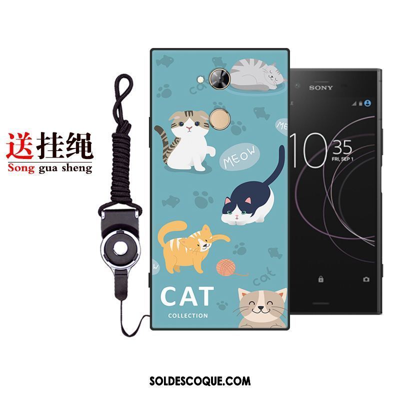 Coque Sony Xperia L2 Dessin Animé Étui Silicone Incassable Blanc Housse Pas Cher