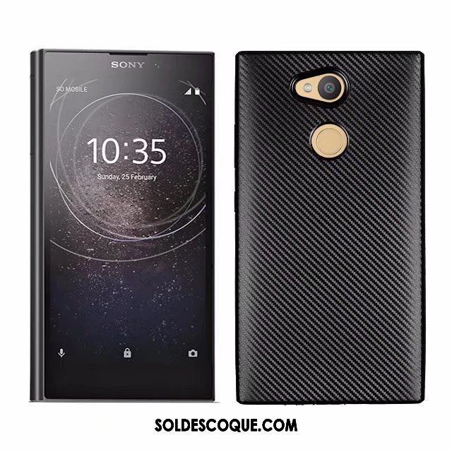 Coque Sony Xperia L2 Incassable Étui Fluide Doux Téléphone Portable Gris Housse Soldes