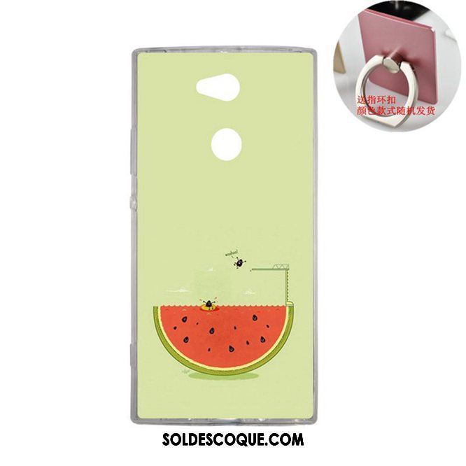 Coque Sony Xperia L2 Marque De Tendance Étui Vert Personnalisé Silicone Pas Cher