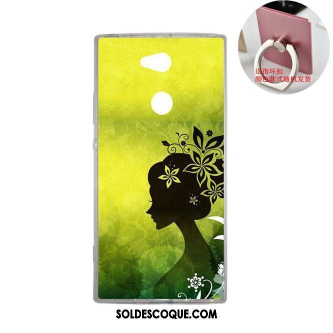 Coque Sony Xperia L2 Personnalisé Silicone Téléphone Portable Vert Marque De Tendance Housse France