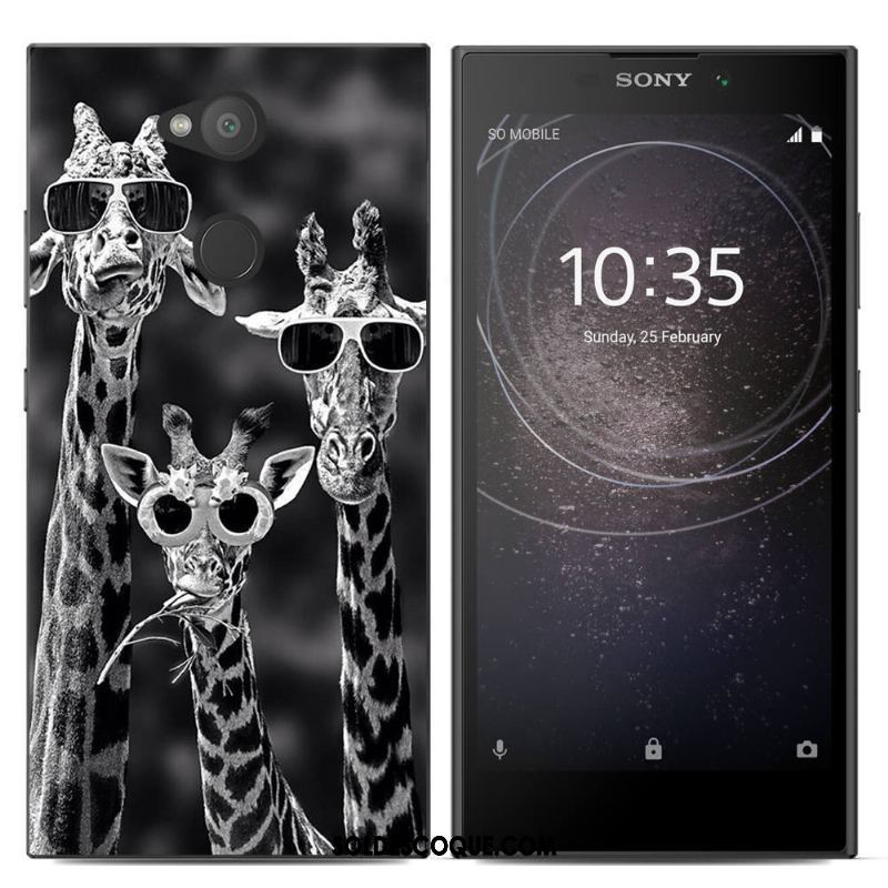 Coque Sony Xperia L2 Protection Nouveau Créatif Fluide Doux Peinture En Ligne