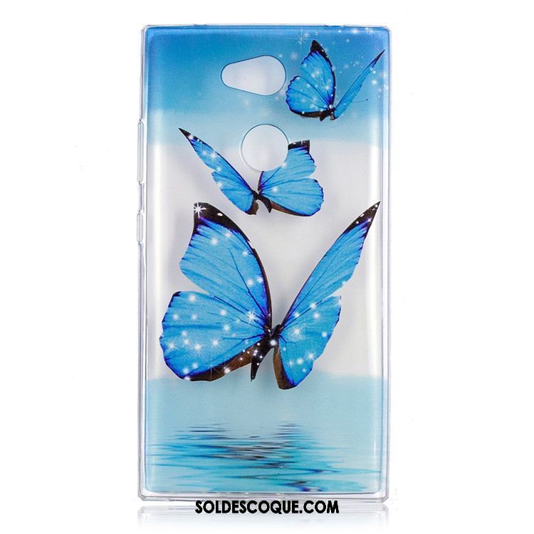 Coque Sony Xperia L2 Très Mince Étui Fluide Doux Peinture Tout Compris Pas Cher