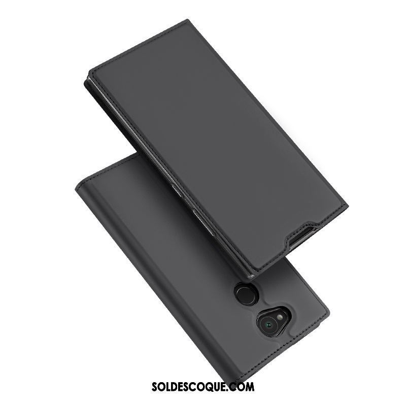 Coque Sony Xperia L2 Téléphone Portable Étui En Cuir Protection Carte Tout Compris Housse En Vente
