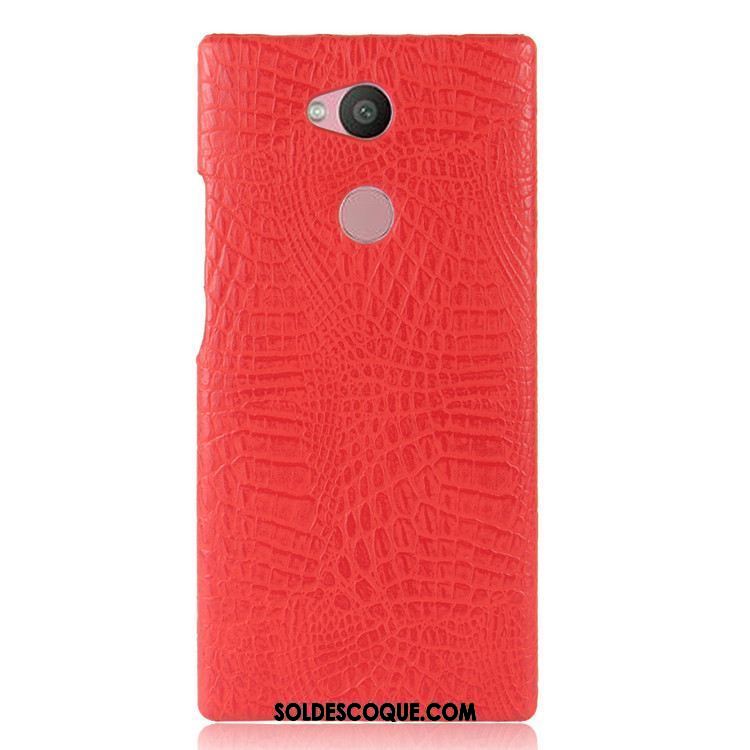 Coque Sony Xperia L2 Vintage Noir Difficile Téléphone Portable Crocodile Modèle En Ligne