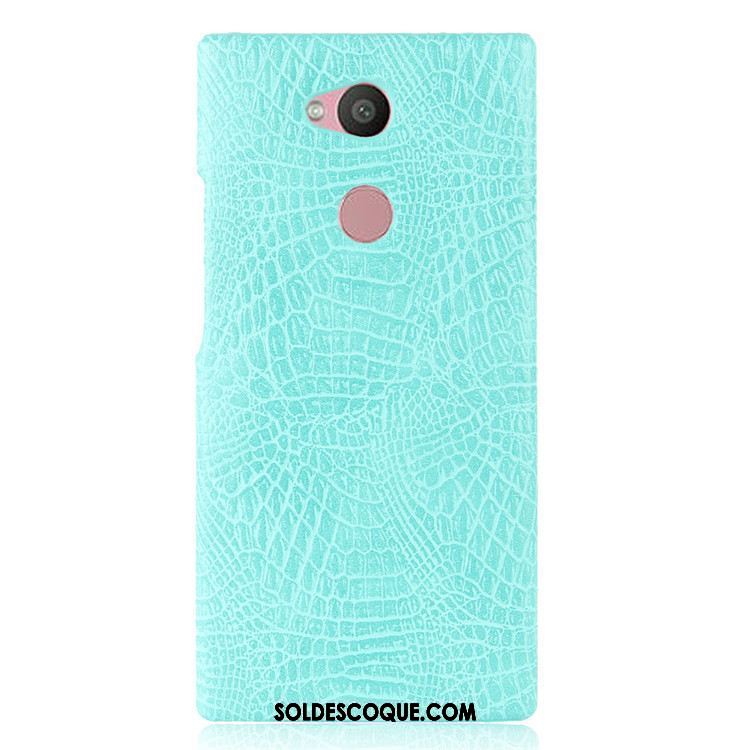 Coque Sony Xperia L2 Vintage Noir Difficile Téléphone Portable Crocodile Modèle En Ligne