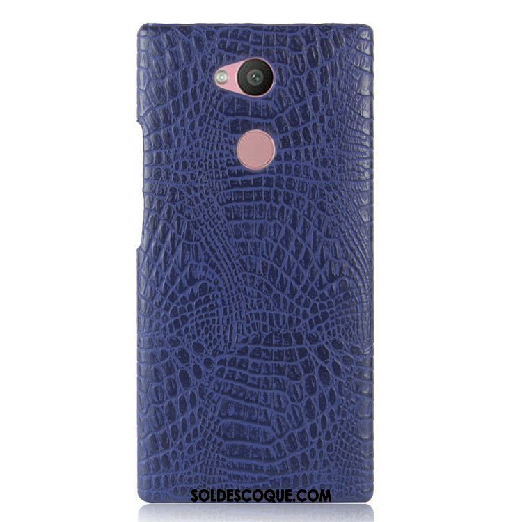 Coque Sony Xperia L2 Vintage Noir Difficile Téléphone Portable Crocodile Modèle En Ligne