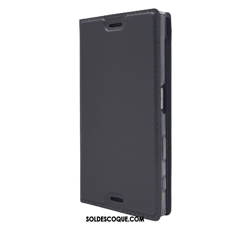 Coque Sony Xperia L2 Étui En Cuir Téléphone Portable Bleu Marin Incassable Nouveau France