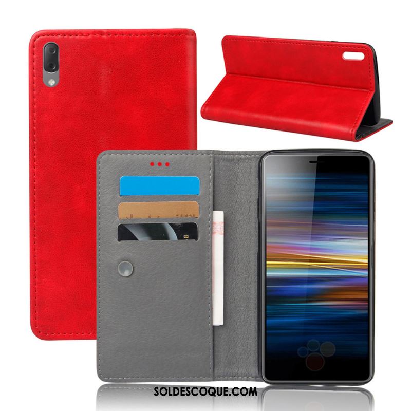 Coque Sony Xperia L3 Protection Qualité Étui Tout Compris Cuir Soldes