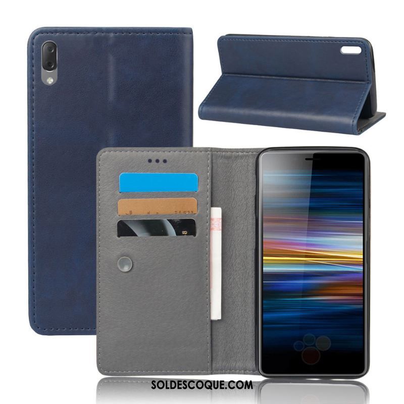 Coque Sony Xperia L3 Protection Qualité Étui Tout Compris Cuir Soldes