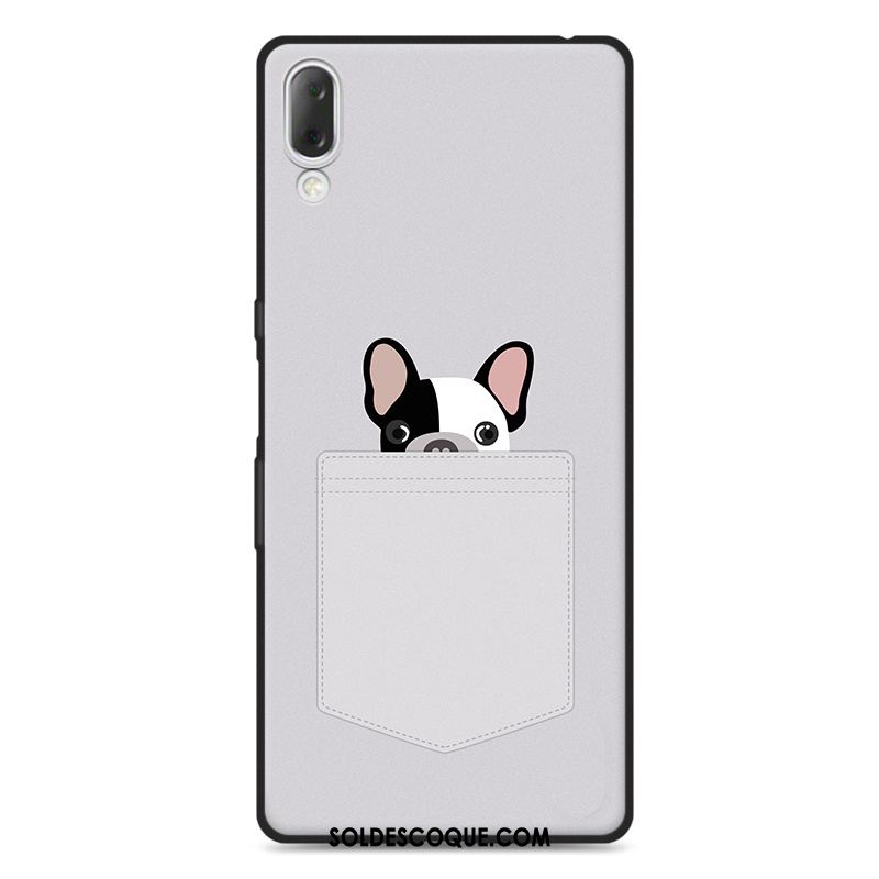 Coque Sony Xperia L3 Résistant Aux Rayures Tout Compris Téléphone Portable Créatif Délavé En Daim France