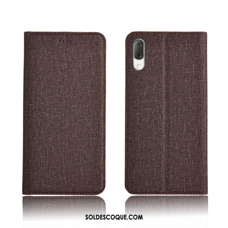 Coque Sony Xperia L3 Étui En Cuir Protection Téléphone Portable Clamshell Nouveau En Ligne