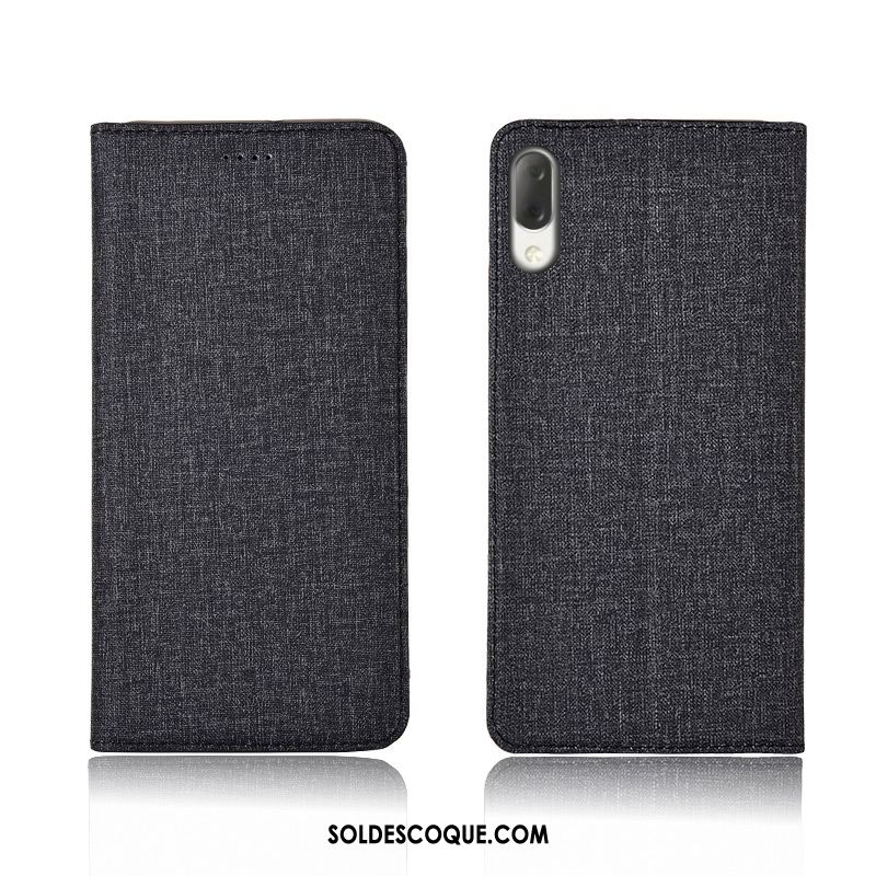 Coque Sony Xperia L3 Étui En Cuir Protection Téléphone Portable Clamshell Nouveau En Ligne