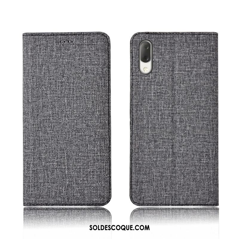 Coque Sony Xperia L3 Étui En Cuir Protection Téléphone Portable Clamshell Nouveau En Ligne