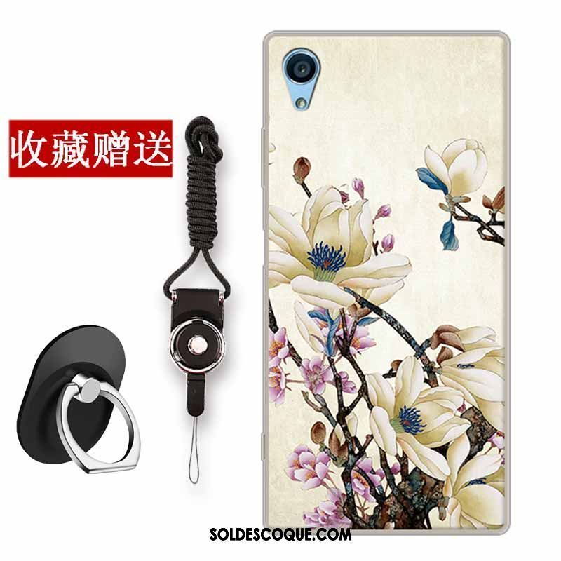 Coque Sony Xperia Xa Art Incassable Bleu Fluide Doux Créatif Pas Cher