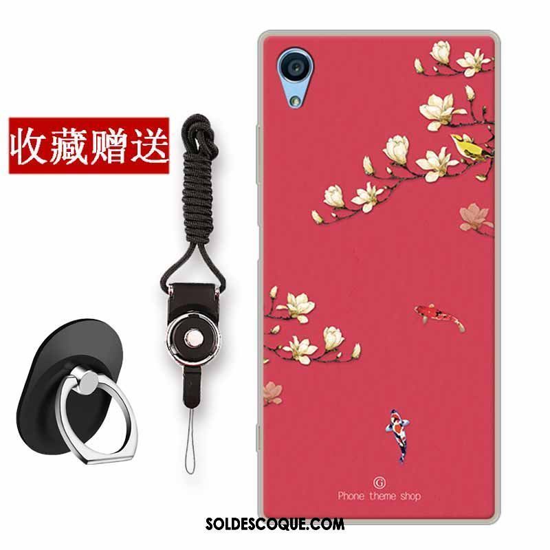 Coque Sony Xperia Xa Art Incassable Bleu Fluide Doux Créatif Pas Cher