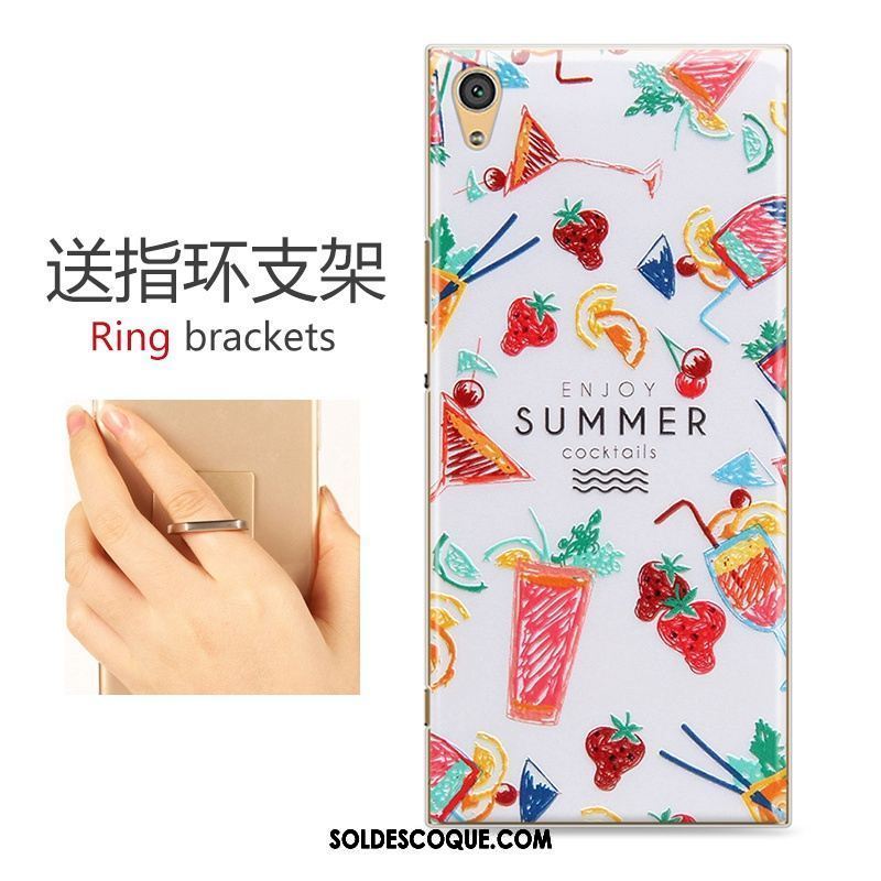 Coque Sony Xperia Xa Bleu Étui Gaufrage Dessin Animé Tendance Soldes