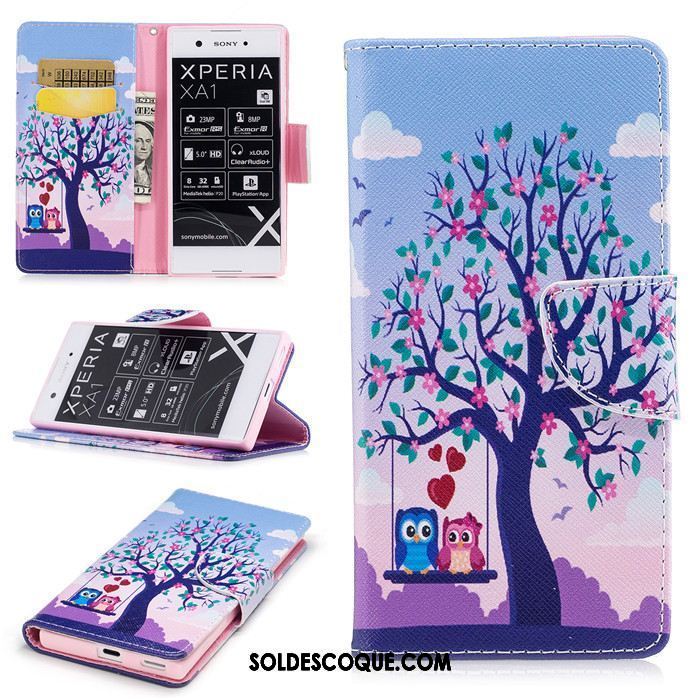 Coque Sony Xperia Xa Clamshell Tout Compris Fluide Doux Étui Étui En Cuir France