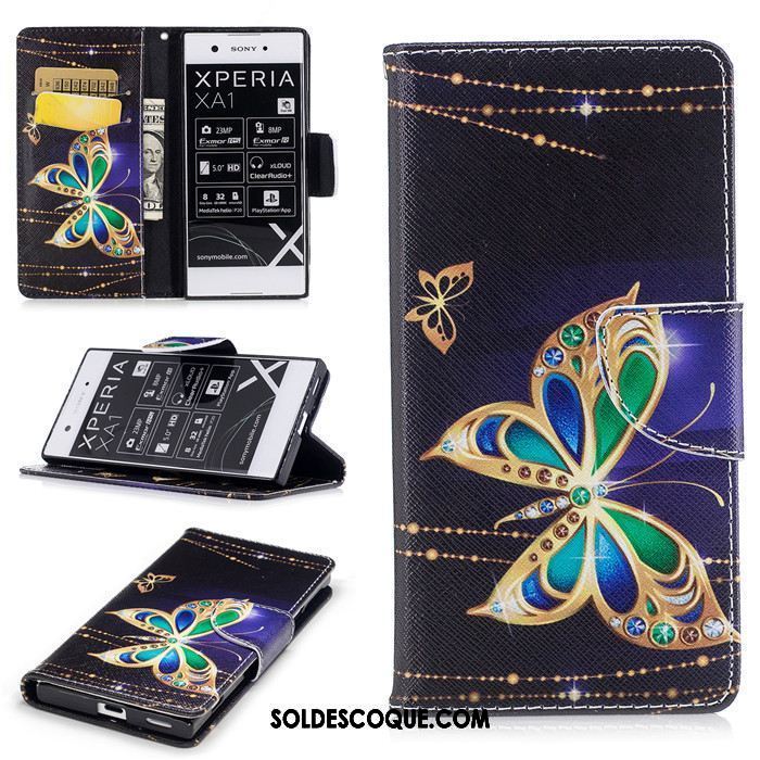 Coque Sony Xperia Xa Clamshell Tout Compris Fluide Doux Étui Étui En Cuir France