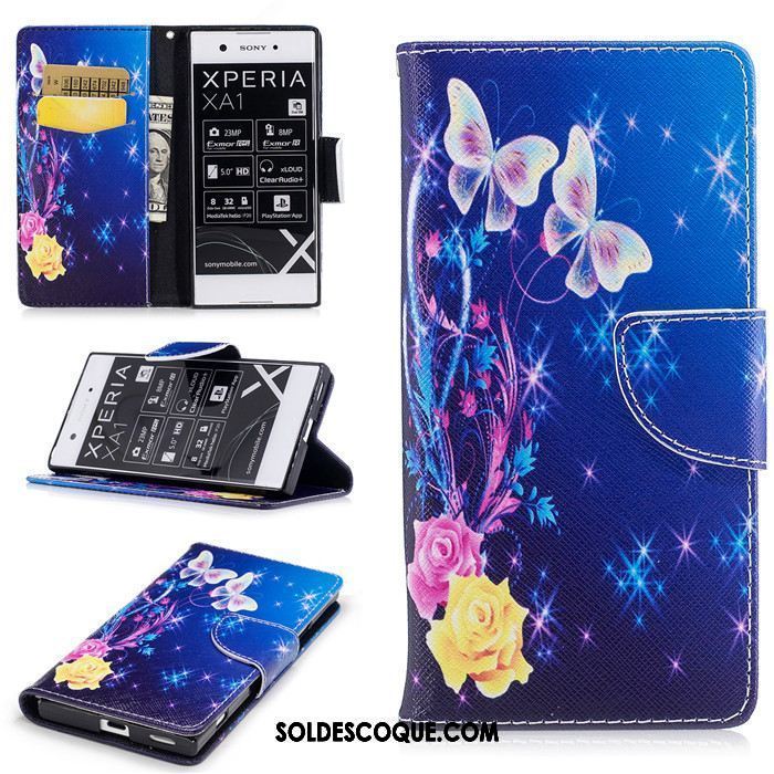 Coque Sony Xperia Xa Clamshell Tout Compris Fluide Doux Étui Étui En Cuir France