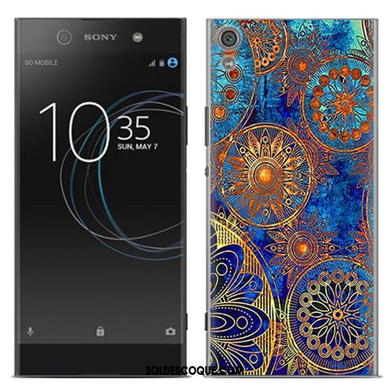 Coque Sony Xperia Xa Créatif Dessin Animé Fluide Doux Gris Peinture Pas Cher