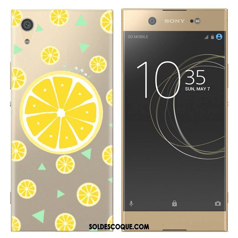 Coque Sony Xperia Xa Créatif Fluide Doux Jaune Dessin Animé Silicone En Ligne