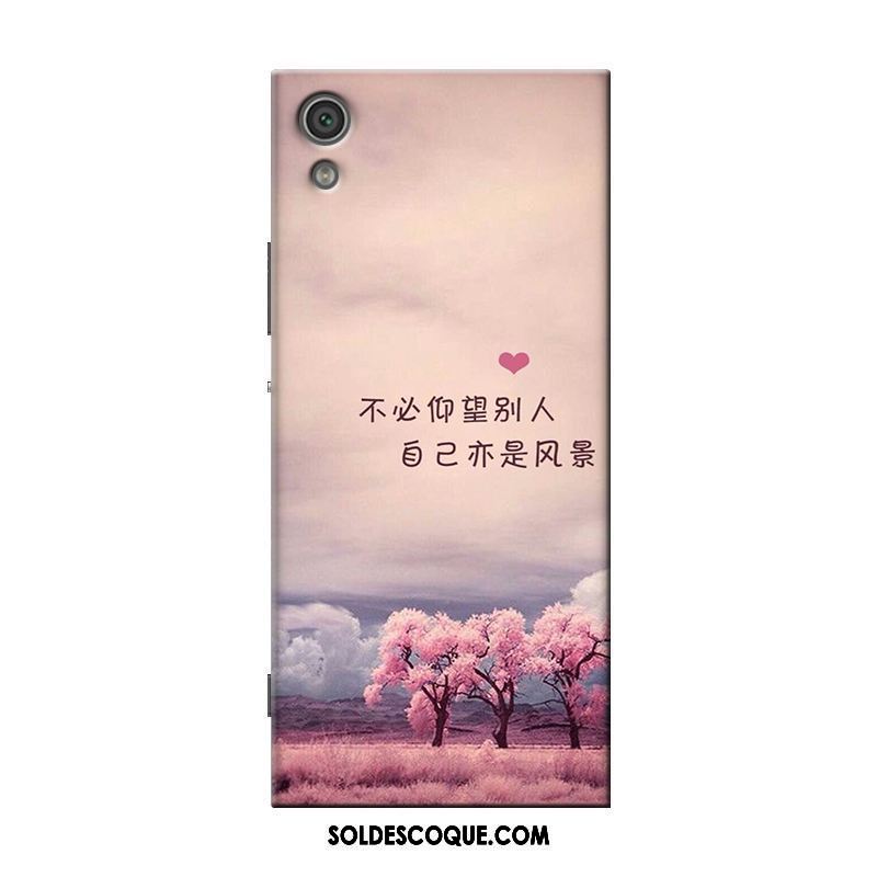 Coque Sony Xperia Xa Dessin Animé Incassable Téléphone Portable Rose Protection Soldes