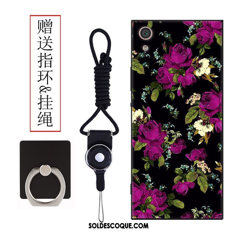 Coque Sony Xperia Xa Tout Compris Rose Tendance Téléphone Portable Noir Soldes