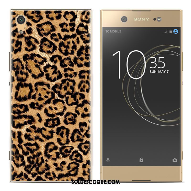 Coque Sony Xperia Xa Téléphone Portable Créatif Noir Peinture Fluide Doux En Ligne