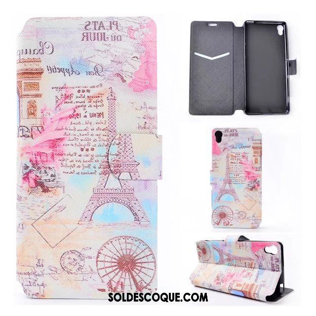 Coque Sony Xperia Xa Ultra Bleu Fluide Doux Téléphone Portable Étui En Cuir Protection Pas Cher