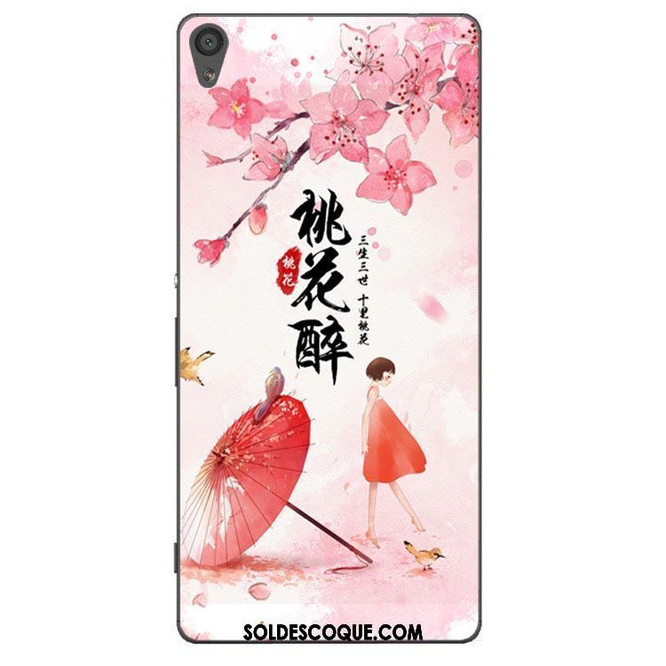 Coque Sony Xperia Xa Ultra Fleur De Pêche Téléphone Portable Silicone Modèle Protection Pas Cher