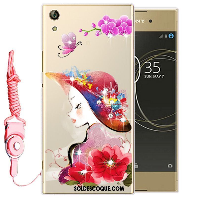 Coque Sony Xperia Xa Ultra Étui Protection Rose Fluide Doux Silicone Pas Cher