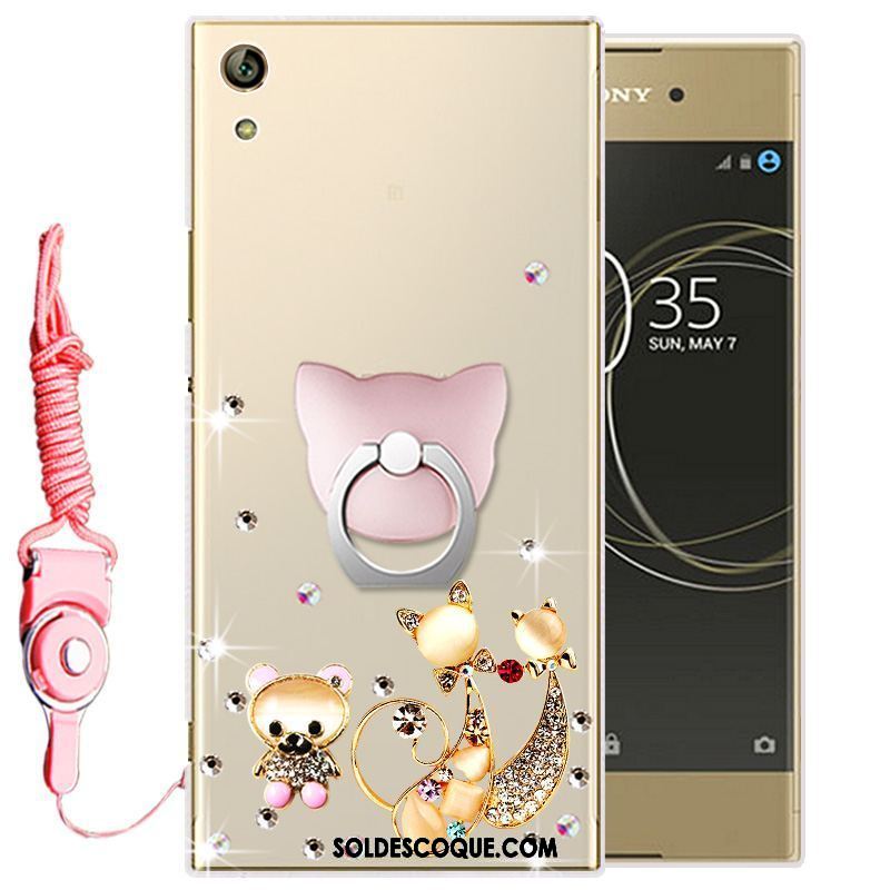 Coque Sony Xperia Xa Ultra Étui Protection Rose Fluide Doux Silicone Pas Cher