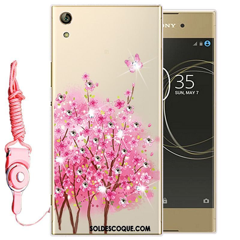 Coque Sony Xperia Xa Ultra Étui Protection Rose Fluide Doux Silicone Pas Cher