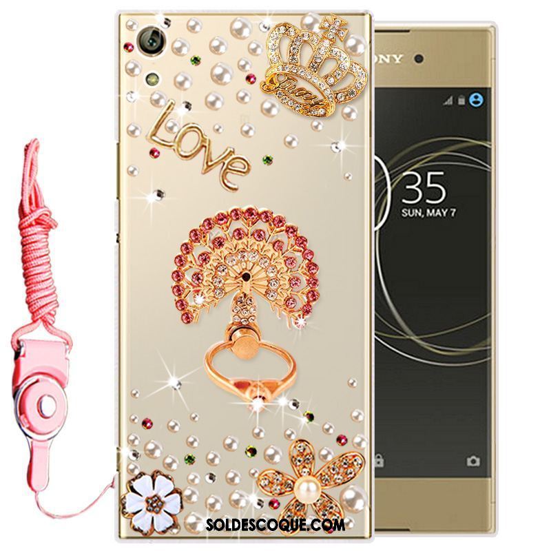 Coque Sony Xperia Xa Ultra Étui Protection Rose Fluide Doux Silicone Pas Cher