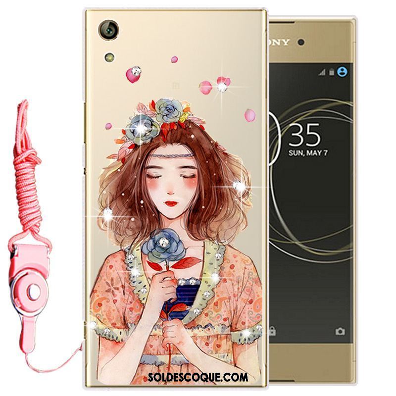 Coque Sony Xperia Xa Ultra Étui Protection Rose Fluide Doux Silicone Pas Cher