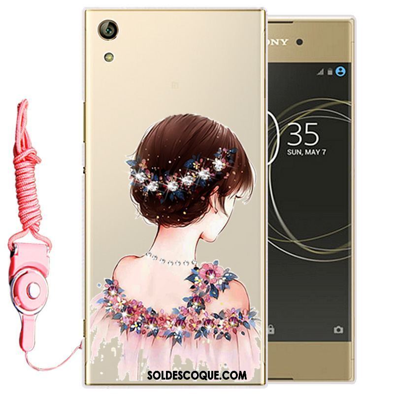 Coque Sony Xperia Xa Ultra Étui Protection Rose Fluide Doux Silicone Pas Cher