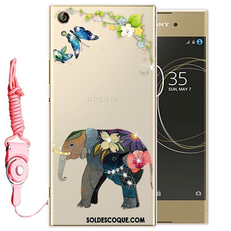 Coque Sony Xperia Xa Ultra Étui Protection Rose Fluide Doux Silicone Pas Cher