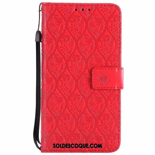 Coque Sony Xperia Xa Ultra Étui Étui En Cuir Incassable Rouge Protection France