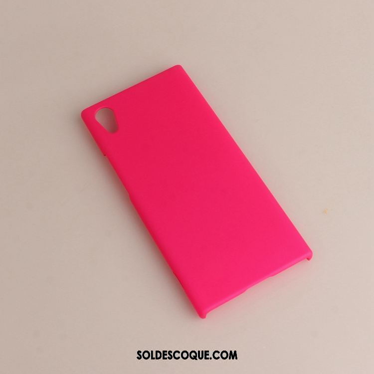 Coque Sony Xperia Xa1 Délavé En Daim Rouge Difficile Protection Téléphone Portable Housse France