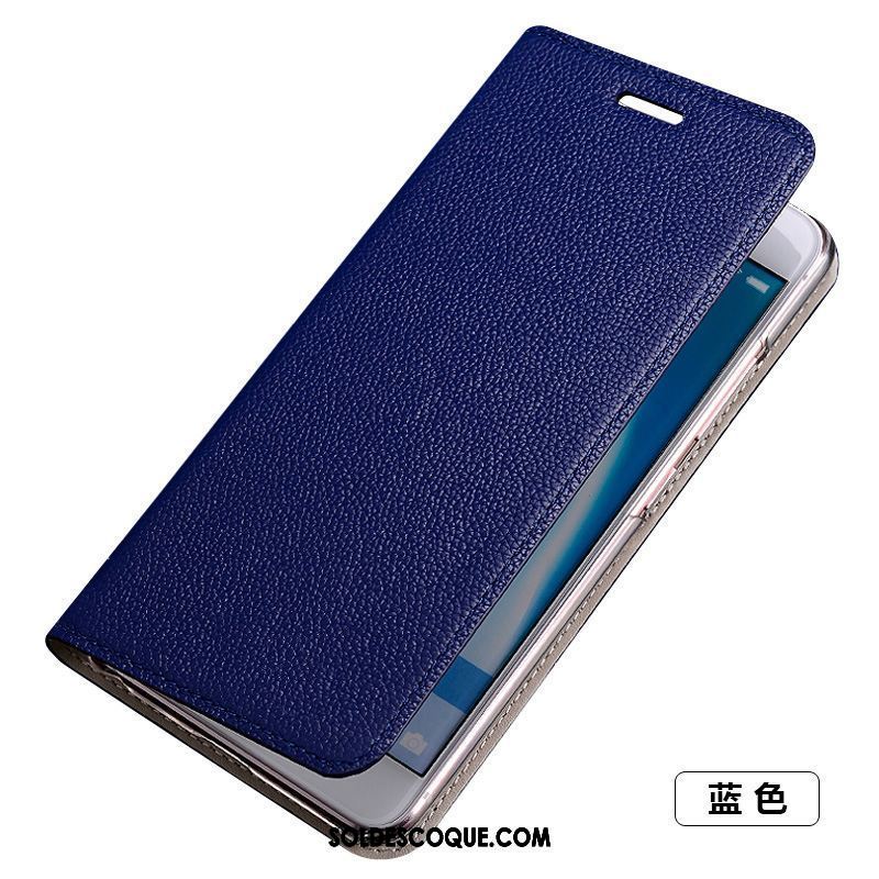 Coque Sony Xperia Xa1 Incassable Or Cuir Véritable Téléphone Portable Tout Compris Pas Cher