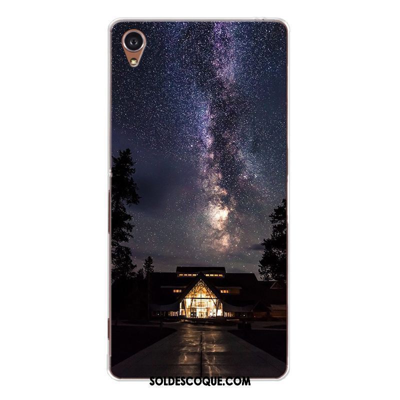 Coque Sony Xperia Xa1 Paysage Personnalisé Noir Créatif Tout Compris Pas Cher