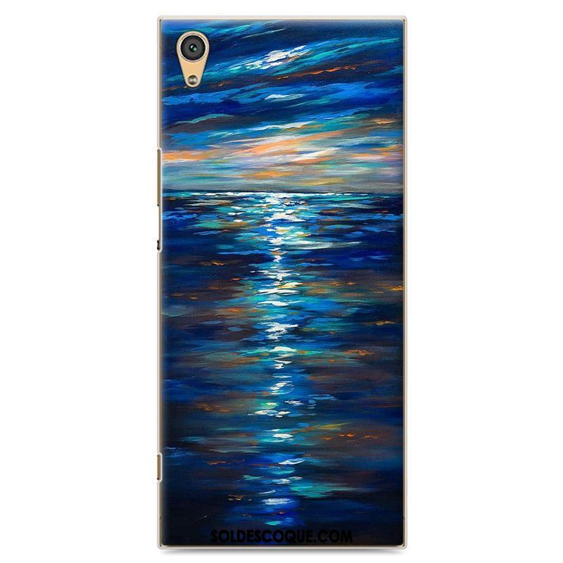 Coque Sony Xperia Xa1 Personnalité Protection Peinture Créatif Difficile France